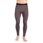 Men's Climatesmart Xfleece Stretch Sport Performance Leggings, Size: Large, Dark Grey