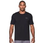 Men's Under Armour Chest Lockup Tee, Size: Small, Black