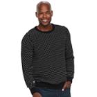 Men's Croft & Barrow&reg; Classic-fit Crewneck Sweater, Size: Large, Black