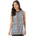Women's Apt. 9&reg; Printed Swing Tank, Size: Xl, Menswear Floral