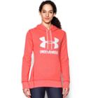 Women's Under Armour Favorite Fleece Popover Hoodie, Size: Medium, Marathon Red