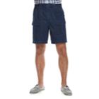 Men's Croft & Barrow&reg; Classic-fit Side Elastic Cargo Shorts, Size: 36, Dark Blue
