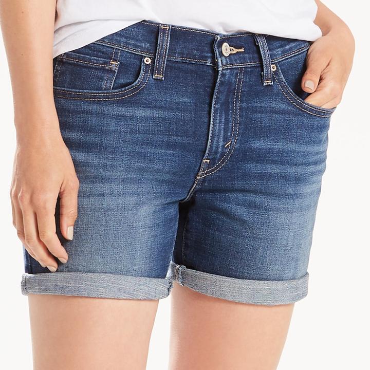 Women's Levi's Classic Jean Shorts, Size: 32(us 14)m, Med Blue