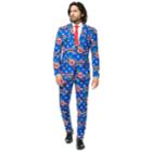 Men's Opposuits Slim-fit Captain America Suit & Tie Set, Size: 48 - Regular, Dark Blue