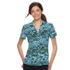 Women's Dana Buchman Release-pleat Blouse, Size: Large, Brt Blue