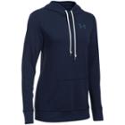 Women's Under Armour Favorite French Terry Hoodie, Size: Xs, Blue (navy)