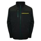 Men's Franchise Club Oregon Ducks Softshell Jacket, Size: Small, Black