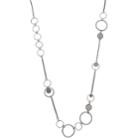 Apt. 9&reg; Glitter Disc Long Necklace, Women's, Oxford