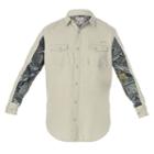 Big & Tall Realtree Earthletics Slim-fit Camo Ripstop Button-down Shirt, Men's, Size: Xl, Silver