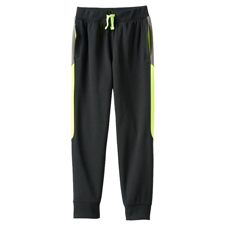 Boys 4-10 Jumping Beans&reg; Fleece-lined Performance Jogger Pants, Boy's, Size: 6, Black