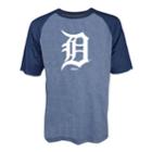 Men's Stitches Detroit Tigers Raglan Tee, Size: Xl, Blue (navy)