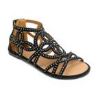 Olivia Miller Tatum Women's Sandals, Girl's, Size: 9, Black