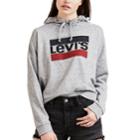 Women's Levi's&reg; Graphic Track Hoodie, Size: Xs, Grey