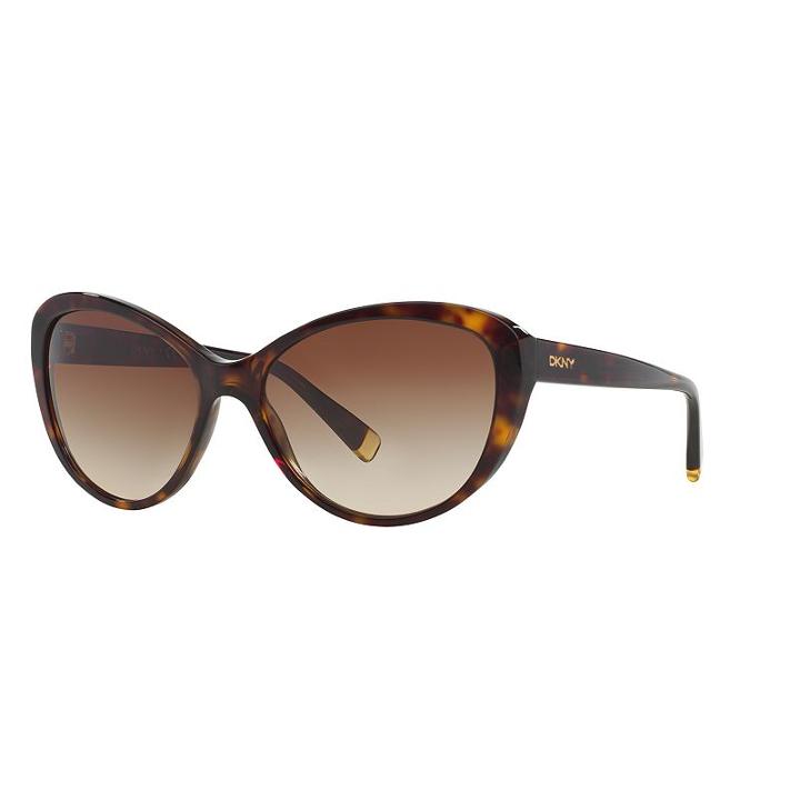 Dkny Dy4084 57mm Essentials Cat-eye Gradient Sunglasses, Women's, Med Brown