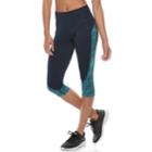 Petite Tek Gear&reg; Side Panel Capri Leggings, Women's, Size: Xl Petite, Brt Purple
