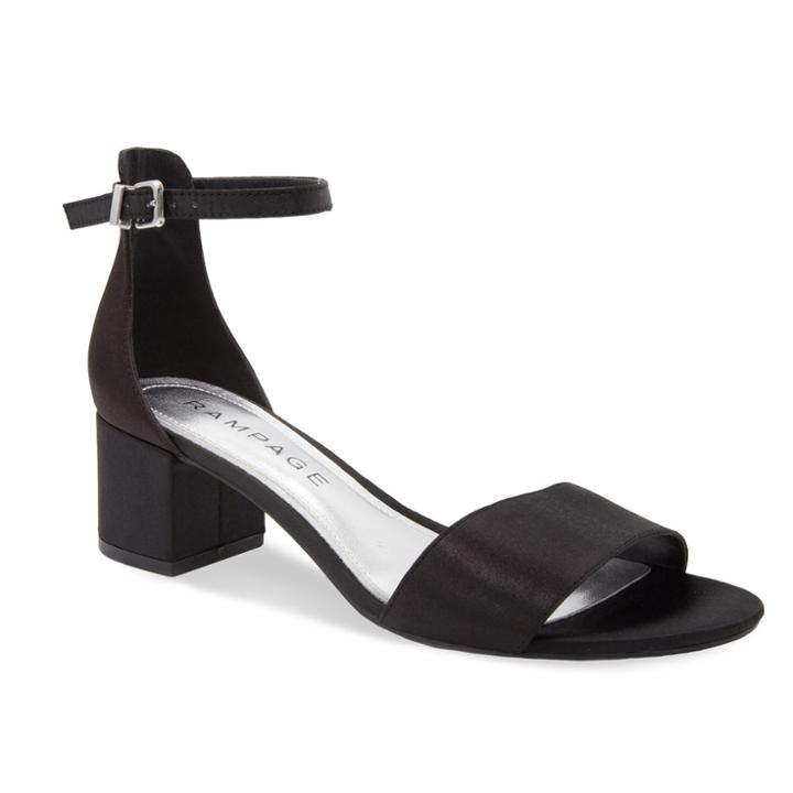Rampage Glyterzz Women's High Heel Dress Sandals, Size: Medium (6.5), Black