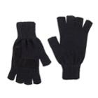 Men's Levi's&reg; Knit Fingerless Gloves, Black