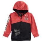 Boys 4-7 Five Nights At Freddy's Game Over Colorblock Zip Hoodie, Size: M(5/6), Red
