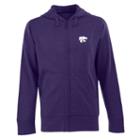 Men's Kansas State Wildcats Signature Full-zip Fleece Hoodie, Size: Large, Purple