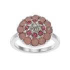 Lc Lauren Conrad Pink Flower Ring, Women's, Size: 7