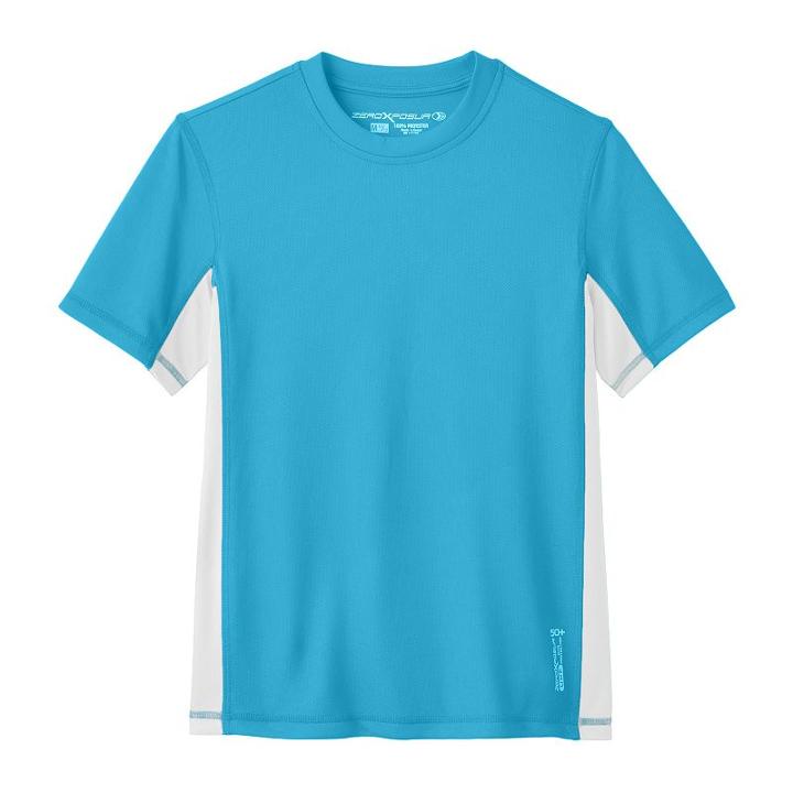 Boys 8-20 Zeroxposur Speed Rashgaurd, Boy's, Size: Small, Turquoise/blue (turq/aqua)