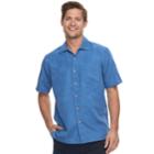 Men's Batik Bay Regular-fit Soft Touch Woven Button-down Shirt, Size: Large, Brt Purple