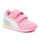 Puma Cabana Racer Toddler Girls' Shoes, Girl's, Size: 7 T, Pink Other