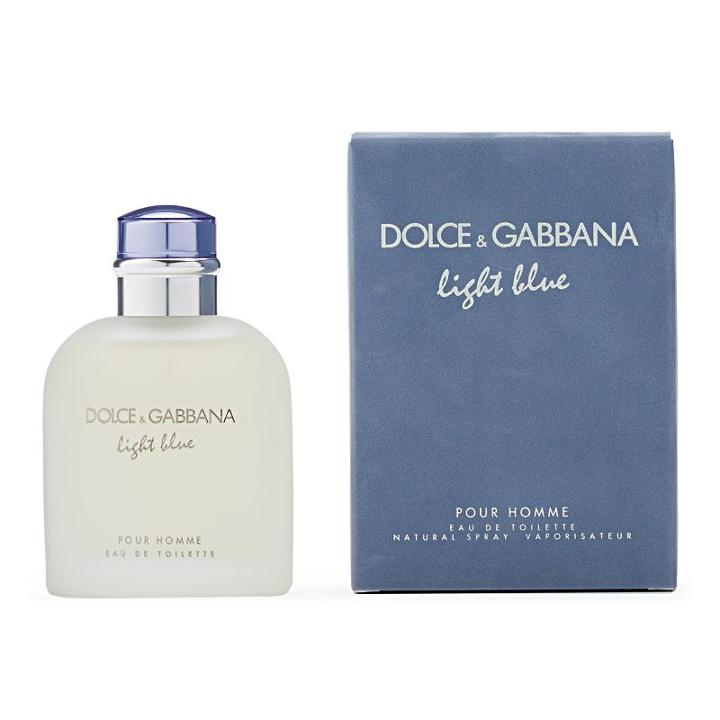 Dolce & Gabbana Light Blue Pour Homme Men's Cologne - Eau De Toilette, Multicolor