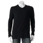 Men's Apt. 9&reg; V-neck Tee, Size: Small, Black