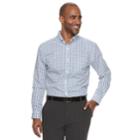 Men's Croft & Barrow&reg; Classic-fit Plaid Easy-care Button-down Shirt, Size: Medium, White