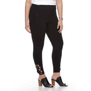 French Laundry Plus Size Leggings, Women's, Size: 1xl, Oxford