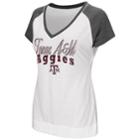 Women's Campus Heritage Texas A & M Aggies Double Stag Tee, Size: Large, Natural