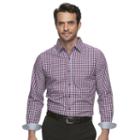 Men's Haggar Classic-fit Button-down Shirt, Size: Xl, Blue (navy)