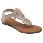Rampage Candia Women's Sandals, Size: Medium (6.5), Beig/green (beig/khaki)
