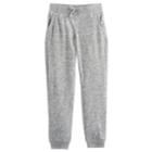Girls 7-16 So&reg; Cozy Lace-up Jogger Pants, Size: 7-8, Grey