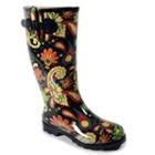 Corkys Sunshine Women's Rain Boots, Size: 6, Black