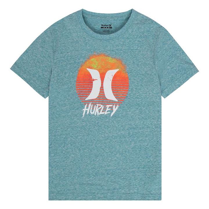 Boys 8-20 Hurley Dawn Of Surf Tee, Boy's, Size: Large, Turquoise/blue (turq/aqua)
