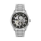 Bulova Men's Stainless Steel Automatic Skeleton Watch - 96a208, Grey