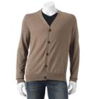 Big & Tall Croft & Barrow&reg; Classic-fit 12gg Cardigan, Men's, Size: 3xl Tall, Med Grey