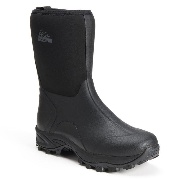 Itasca Bayou Everglades Men's Waterproof Boots, Size: 13, Black