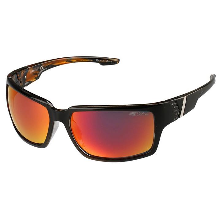 Men's Nascar Polarized Wrap Sunglasses, Natural