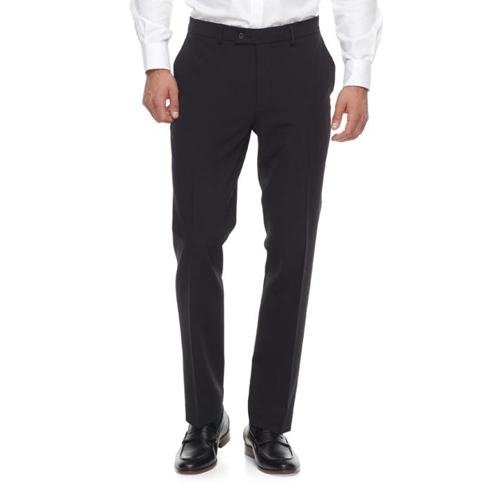 Men's Apt. 9&reg; Smart Temp Premier Flex Slim-fit Dress Pants, Size: 34x29, Black