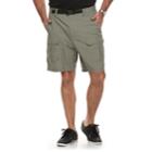 Big & Tall Croft & Barrow&reg; Outdoor Regular-fit Belted Performance Cargo Shorts, Men's, Size: 46, Lt Green