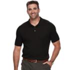 Big & Tall Croft & Barrow&reg; Classic-fit Easy-care Interlock Polo, Men's, Size: 4xl Tall, Black