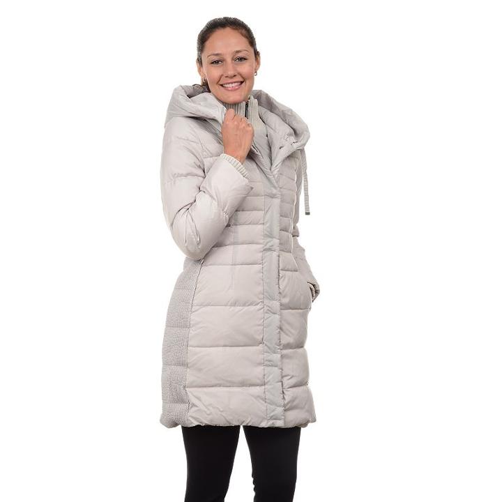 Women's Fleet Street Down Puffer Jacket, Size: Large, Grey