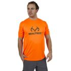 Men's Realtree Logo Performance Tee, Size: Xxl, Brt Orange