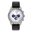 Men's Game Time Vancouver Canucks Letterman Watch, Black