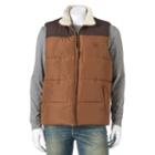 Men's Field & Stream Sherpa-lined Vest, Size: Xl, Dark Brown