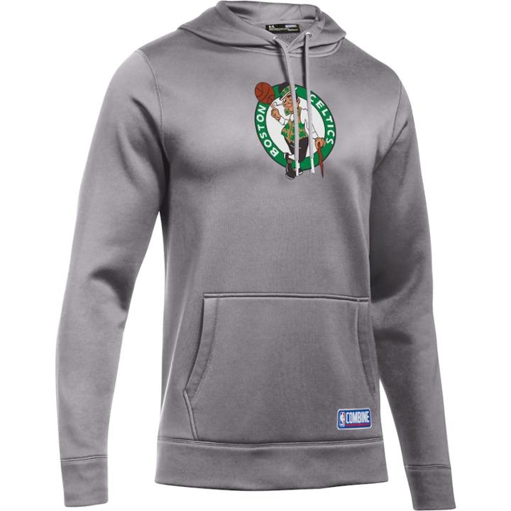 Men's Under Armour Boston Celtics Fleece Hoodie, Size: Xxl, Gray