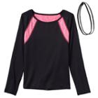 Girls 7-16 & Plus Size So&reg; Long Sleeve Top & Headband Set, Girl's, Size: 14 1/2, Oxford